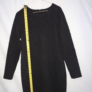 Black sweater dress by Banana Republic